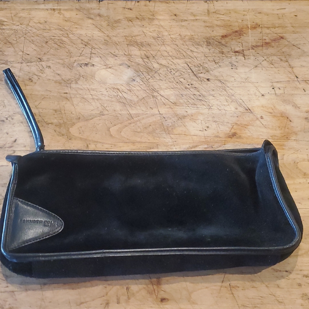 Kenneth Cole New York Black Wristlet Clutch